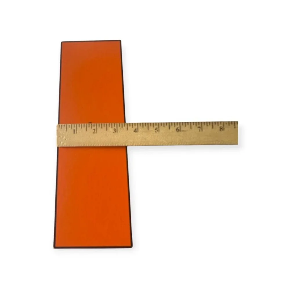 Hermès Clipper CP2.410 Diver Chronograph 36mm Orange Strap Watch Set